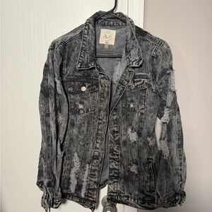 Acid Wash Denim Jacket
